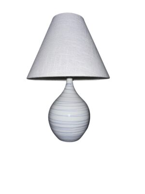 One Light Accent Lamp by House of Troy - Scatchard Collection, Pearl Blue Finish - GS200-PL