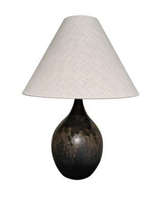 One Light Table Lamp by House of Troy - Scatchard Collection, Mystic Gray Finish - GS300-MG