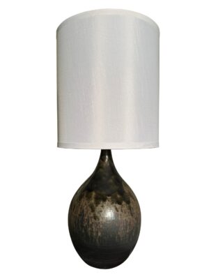 One Light Table Lamp by House of Troy - Scatchard Collection, Mystic Gray Finish - GS301-MG