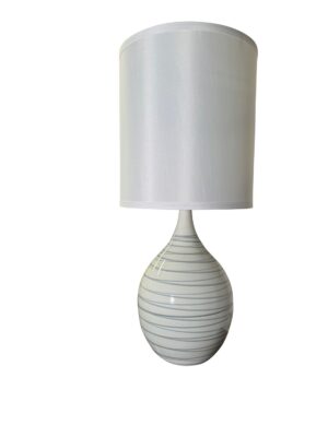 One Light Table Lamp by House of Troy - Scatchard Collection, Pearl Blue Finish - GS301-PL