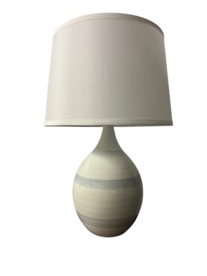 One Light Table Lamp by House of Troy - Scatchard Collection, Gray Sky Finish - GS302-GS
