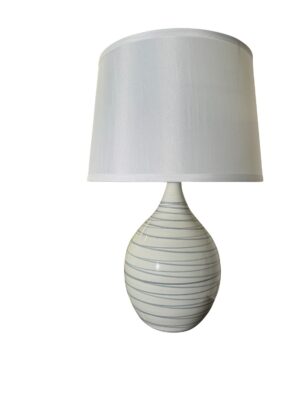 One Light Table Lamp by House of Troy - Scatchard Collection, Pearl Blue Finish - GS302-PL