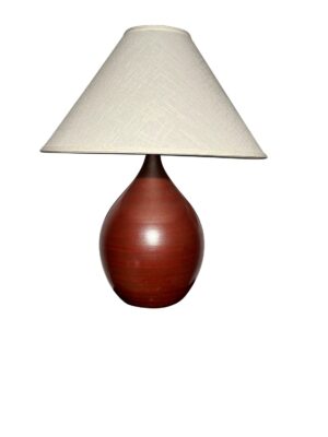 One Light Table Lamp by House of Troy - Scatchard Collection, Iron Red Finish - GS900-IR