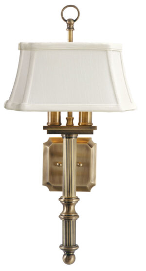 Two Light Wall Sconce by House of Troy - Wall Sconce Collection, Antique Brass Finish - WL616-AB
