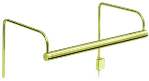 Two Light Picture Light by House of Troy - Slim-line Collection, Polished Brass Finish - SL11-61