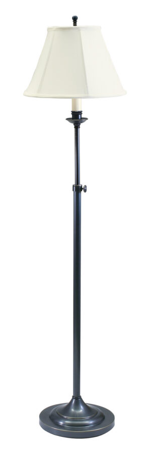 One Light Floor Lamp by House of Troy - Club Collection, Oil Rubbed Bronze Finish - CL201-OB