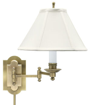 One Light Wall Sconce by House of Troy - Club Collection, Antique Brass Finish - CL225-AB