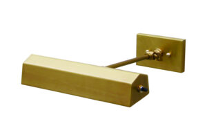 One Light Wall Sconce by House of Troy - Library Light Collection, Weathered Brass Finish - DL10-WB