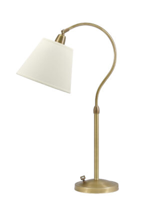 One Light Table Lamp by House of Troy - Hyde Park Collection, Weathered Brass Finish - HP750-WB-WL