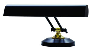 Two Light Piano/Desk Lamp by House of Troy - Piano/Desk Collection, Black & Brass Finish - P14-250-617
