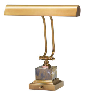 Two Light Piano/Desk Lamp by House of Troy - Piano/Desk Collection, Weathered Brass Finish - P14-280-WB