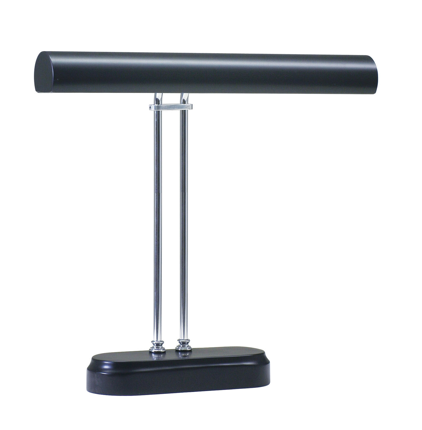 Two Light Piano/Desk Lamp by House of Troy - Piano/Desk Collection, Black/Chrome Finish - P16-D02-627