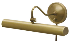 Two Light Wall Lamp by House of Troy - Library Collection, Weathered Brass Finish - PL16-WB