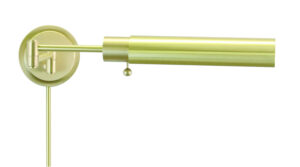 One Light Wall Sconce by House of Troy - Home/Office Collection, Satin Brass Finish - WS12-51-F