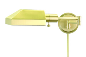 One Light Wall Sconce by House of Troy - Home/Office Collection, Satin Brass Finish - WS12-51-J
