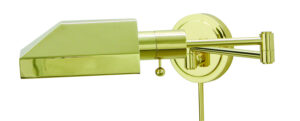 One Light Wall Sconce by House of Troy - Home/Office Collection, Polished Brass Finish - WS12-61-J