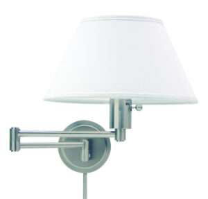 One Light Wall Sconce by House of Troy - Home/Office Collection, Satin Nickel Finish - WS14-52