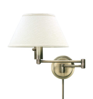One Light Wall Sconce by House of Troy - Home/Office Collection, Antique Brass Finish - WS14-71
