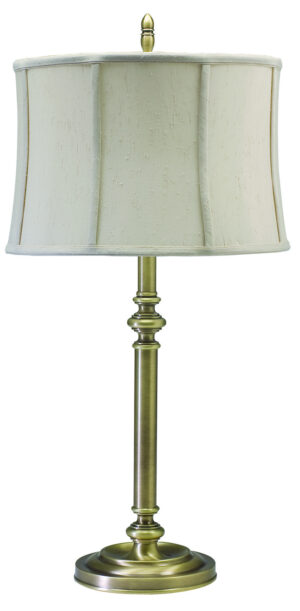 One Light Table Lamp by House of Troy - Coach Collection, Antique Brass Finish - CH850-AB