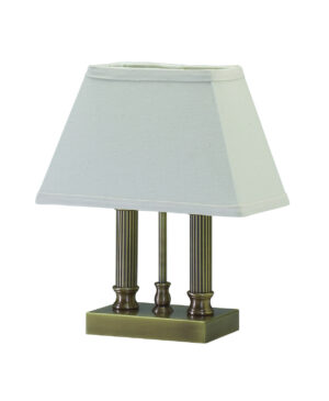 One Light Table Lamp by House of Troy - Coach Collection, Antique Brass Finish - CH876-AB