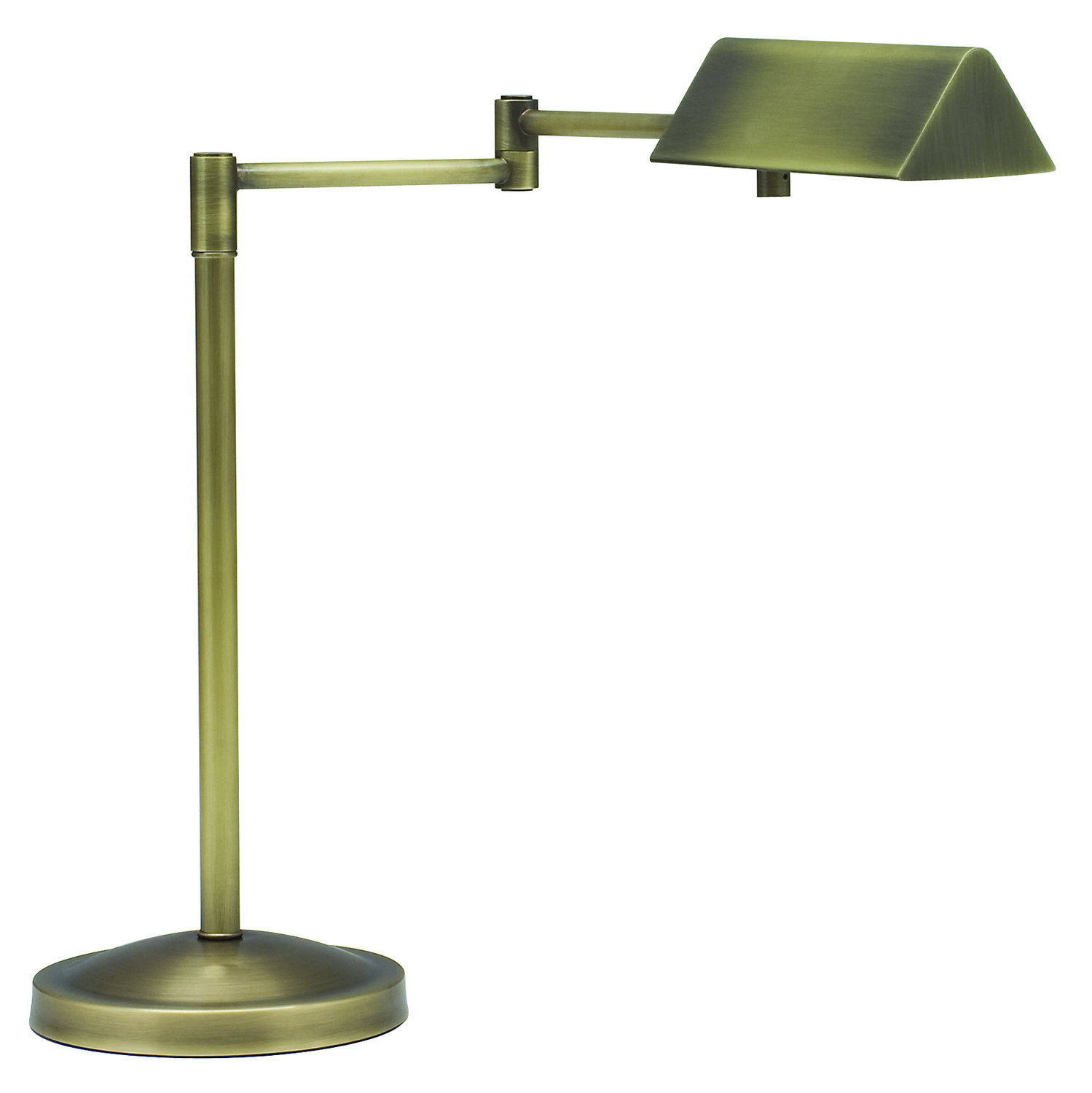 One Light Table Lamp by House of Troy - Pinnacle Collection, Antique Brass Finish - PIN450-AB