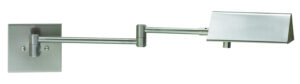 One Light Wall Sconce by House of Troy - Pinnacle Collection, Satin Nickel Finish - PIN475-SN