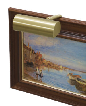 One Light Picture Light by House of Troy - Classic Contemporary Collection, Satin Brass Finish - C5-51