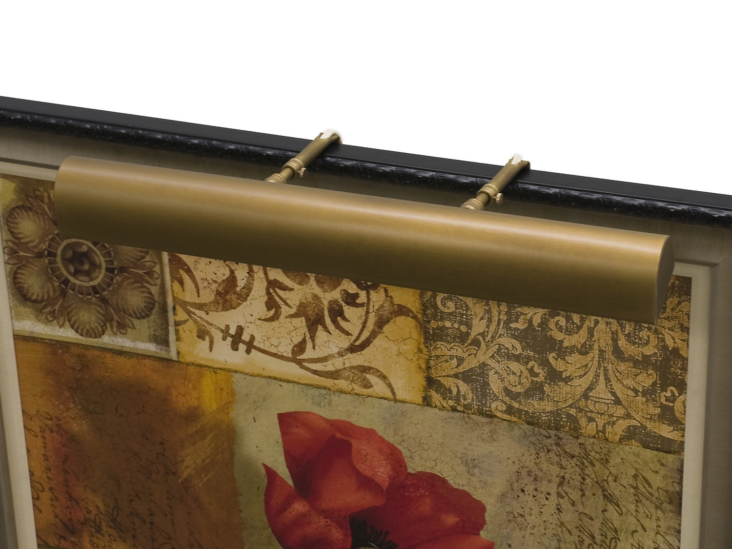 Three Light Picture Light by House of Troy - Classic Traditional Collection, Weathered Brass Finish - T24-76