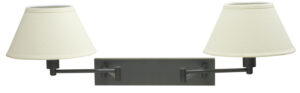 Two Light Wall Sconce by House of Troy - Home/Office Collection, Oil Rubbed Bronze Finish - WS14-2-91