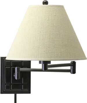 One Light Wall Sconce by House of Troy - Wall Swing Collection, Oil Rubbed Bronze Finish - WS750-OB