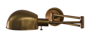 One Light Wall Sconce by House of Troy - Addison Collection, Antique Brass Finish - AD425-AB