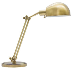 One Light Table Lamp by House of Troy - Addison Collection, Antique Brass Finish - AD450-AB