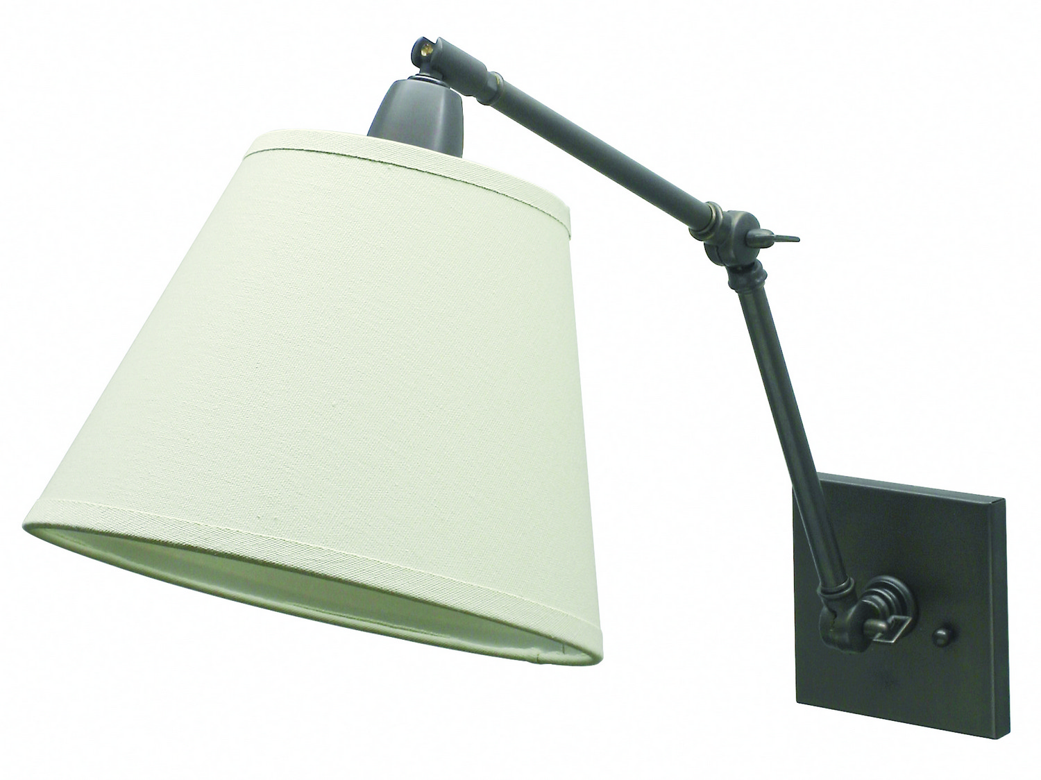 One Light Wall Sconce by House of Troy - Library Light Collection, Oil Rubbed Bronze Finish - DL20-OB
