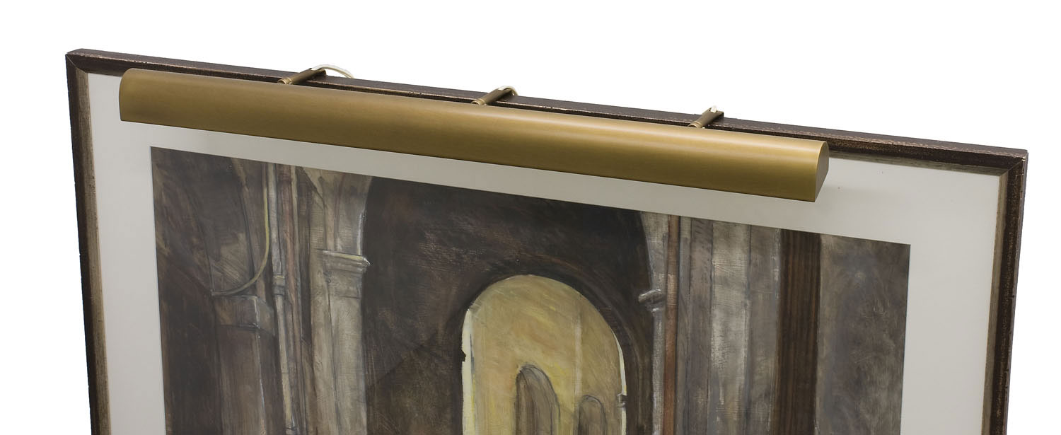 Six Light Picture Light by House of Troy - Classic Traditional Collection, Weathered Brass Finish - T42-76
