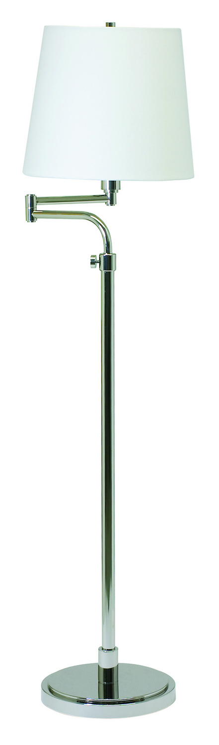 One Light Floor Lamp by House of Troy - Townhouse Collection, Polished Nickel Finish - TH700-PN