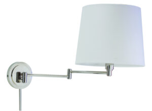 One Light Wall Sconce by House of Troy - Townhouse Collection, Polished Nickel Finish - TH725-PN