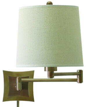 One Light Wall Sconce by House of Troy - Wall Swing Collection, Antique Brass Finish - WS752-AB