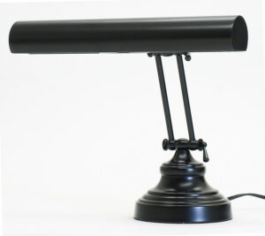 Two Light Piano/Desk Lamp by House of Troy - Advent Collection, Black Finish - AP14-41-7