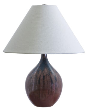 One Light Table Lamp by House of Troy - Scatchard Collection, Decorated Red Finish - GS200-DR