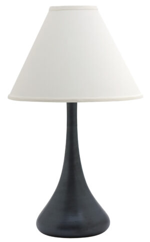One Light Table Lamp by House of Troy - Scatchard Collection, Black Matte Finish - GS801-BM