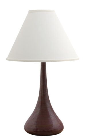 One Light Table Lamp by House of Troy - Scatchard Collection, Iron Red Finish - GS801-IR