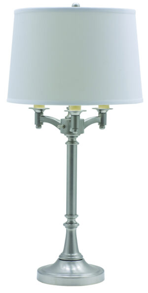 Four Light Table Lamp by House of Troy - Lancaster Collection, Satin Nickel Finish - L850-SN