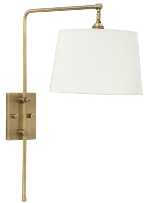 One Light Wall Sconce by House of Troy - Crown Point Collection, Antique Brass Finish - CR725-AB