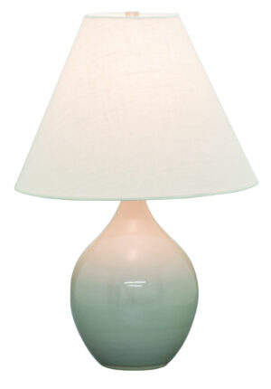 One Light Table Lamp by House of Troy - Scatchard Collection, Gray Gloss Finish - GS200-GG