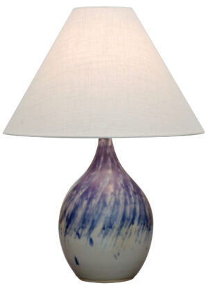 One Light Table Lamp by House of Troy - Scatchard Collection, Decorated Gray Finish - GS300-DG