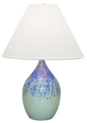One Light Table Lamp by House of Troy - Scatchard Collection, Decorated Gray Finish - GS400-DG