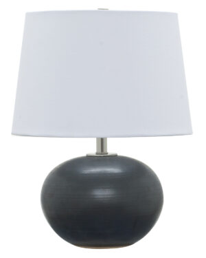 One Light Table Lamp by House of Troy - Scatchard Collection, Black Matte Finish - GS600-BM
