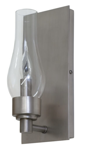 One Light Wall Sconce by House of Troy - Lake Shore Collection, Satin Pewter Finish - LS201-SP