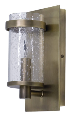 One Light Wall Sconce by House of Troy - Lake Shore Collection, Antique Brass Finish - LS206-AB