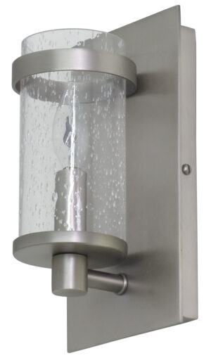 One Light Wall Sconce by House of Troy - Lake Shore Collection, Satin Pewter Finish - LS206-SP